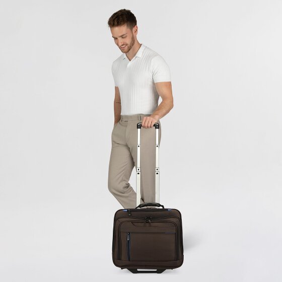 Dermata Trolley business à 2 roulettes 42 cm, compartiment pour ordinateur portable