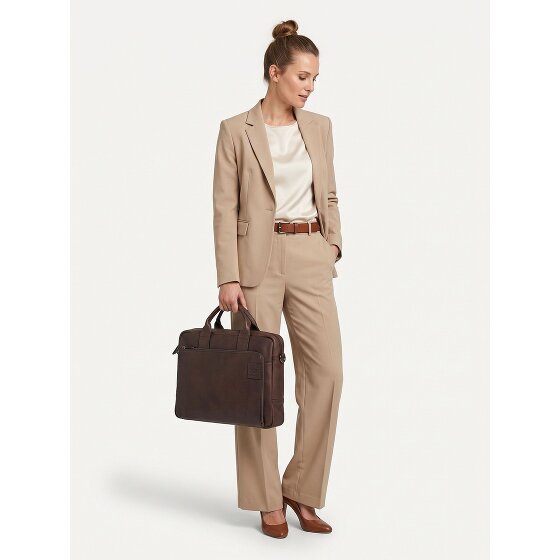 Strellson Hyde Park 1.0 Attaché-case Cuir véritable 39 cm Compartiment ordinateur