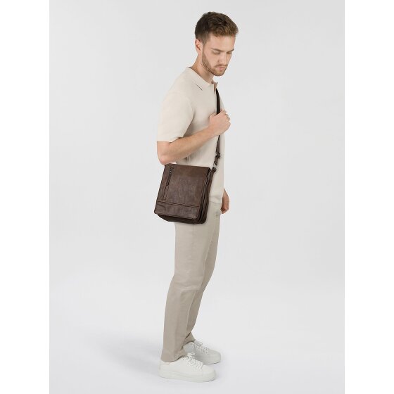 camel active Traces Besace Cuir véritable 20.5 cm