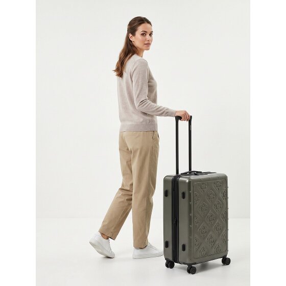 Roberto Cavalli Florence 4 roues Valise cabine 74 cm avec soufflet d'extension