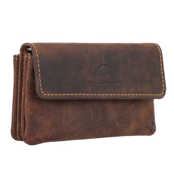 Greenburry Étui à clés vintage en cuir 12 cm