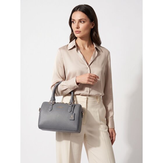 Lazarotti Sac bowling en cuir de Bologne, sac à main, sac à bandoulière, Cuir, 26 cm
