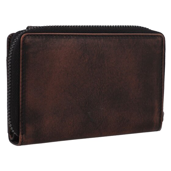 Greenburry Destressed Porte-monnaie Protection RFID Cuir 13.5 cm