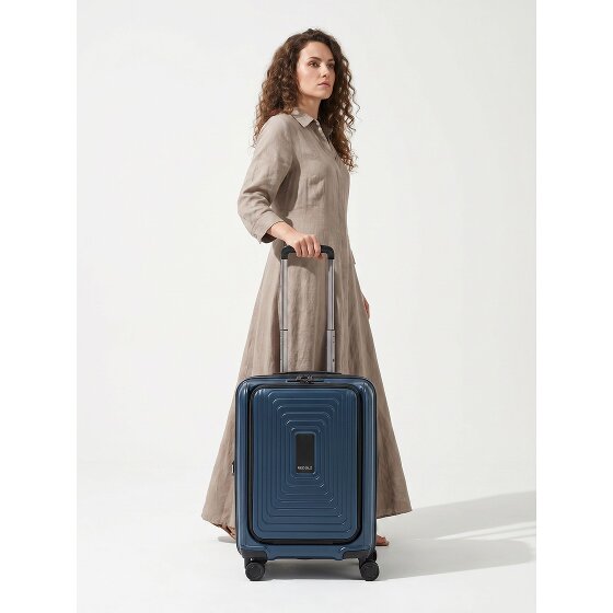 Redolz Essentials 14 4 roues Valise cabine S 55 cm Compartiment ordinateur avec soufflet d'extension