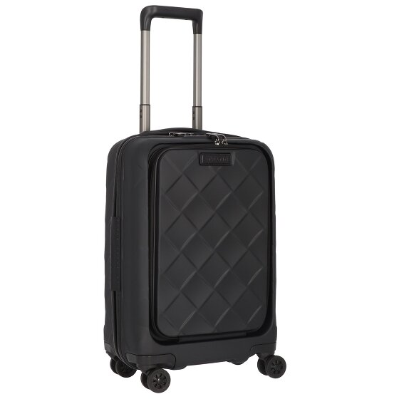 Stratic Leather & More 4 roulettes Trolley de cabine 55 cm Compartiment pour ordinateur portable