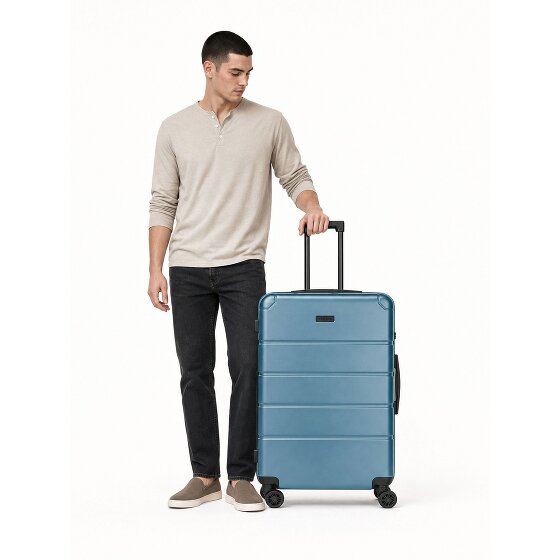 Police Dublin 4 roues Valise cabine L 75 cm avec soufflet d'extension