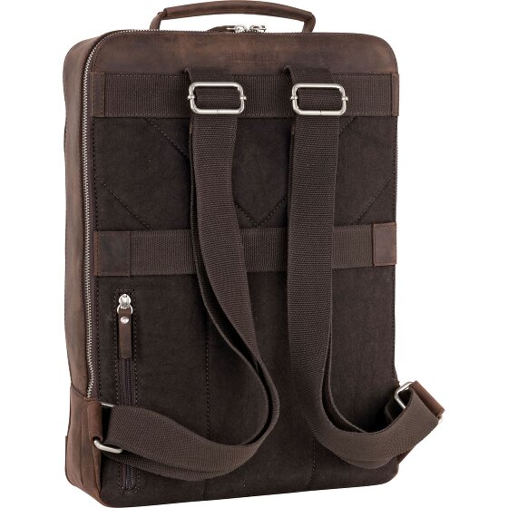 Leonhard Heyden Salisbury Sac à dos en cuir 42 cm pour ordinateur portable