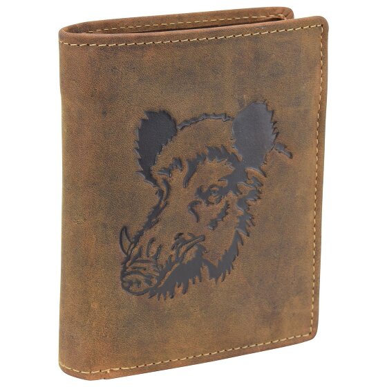 Greenburry Porte-monnaie Vintage Keiler en cuir 9,5 cm