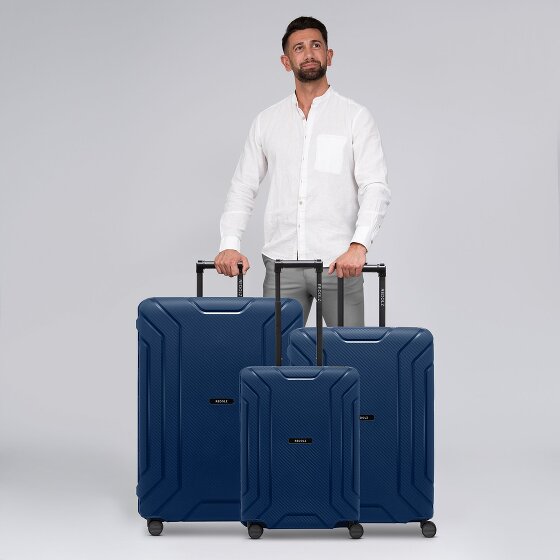 Redolz Essentials 15 Set de valises à 4 roulettes 3 pièces avec fermeture à trois points