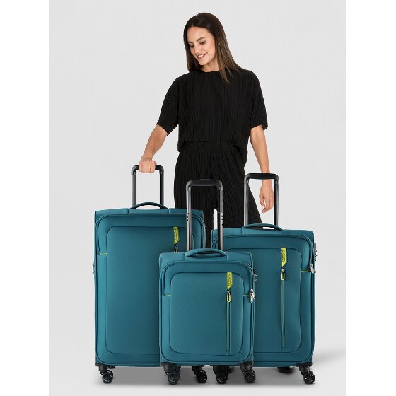 American Tourister Nitestream 4 roues Set de valises 3 pièces avec soufflet d'extension