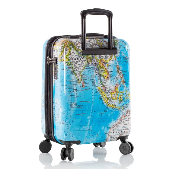 Heys Black Camo 4 roues Valise cabine S 53 cm avec soufflet d'extension