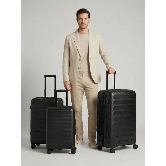 d&n Toronto 4 roues Set de valises 3 pièces avec soufflet d'extension