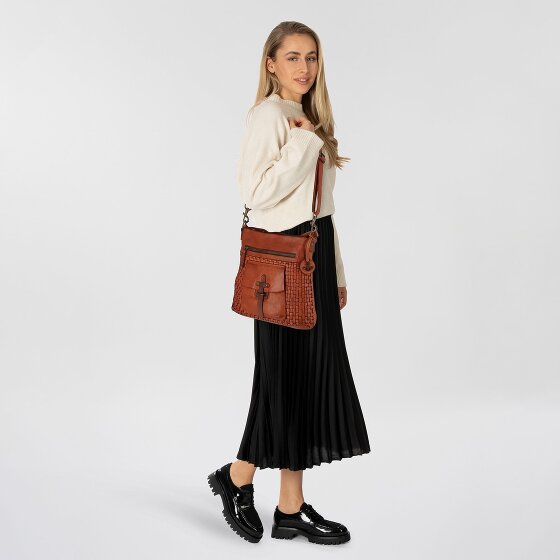 Harbour 2nd Urban Poets Iris-Up Sac à bandoulière Cuir véritable 33 cm