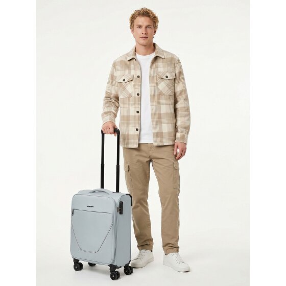 Stratic taska 4 roues Valise cabine S 55 cm avec soufflet d'extension