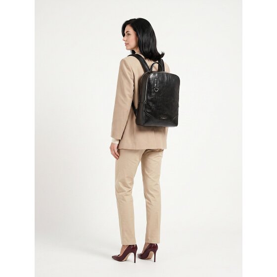 The Bridge Matteo Daypack Cuir véritable 38 cm Compartiment ordinateur
