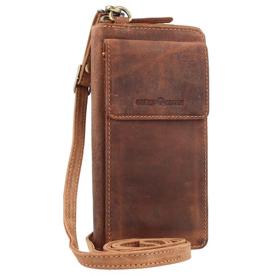Greenburry Pochette Vintage pour téléphone portable RFID en cuir 8 cm