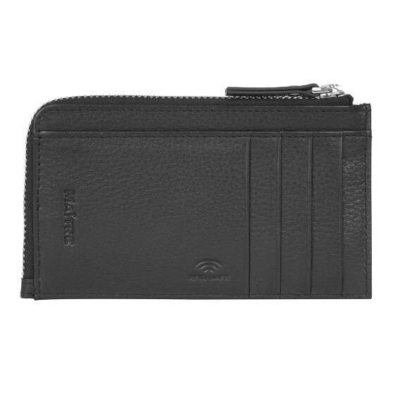Maître Ellern Étui pour cartes de crédit Protection RFID Cuir 13 cm