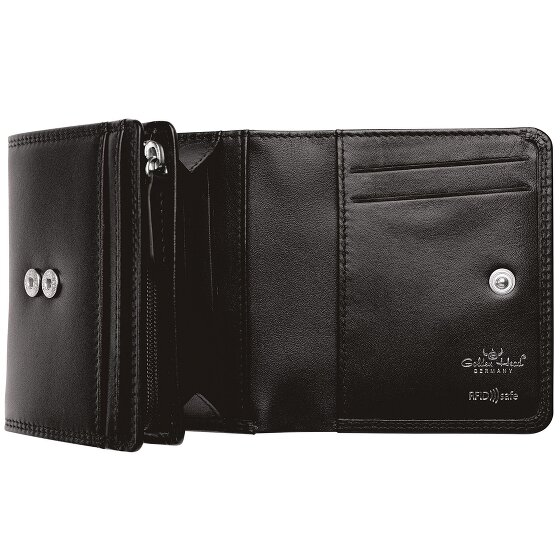 Golden Head Polo Porte-monnaie Protection RFID Cuir véritable 10 cm