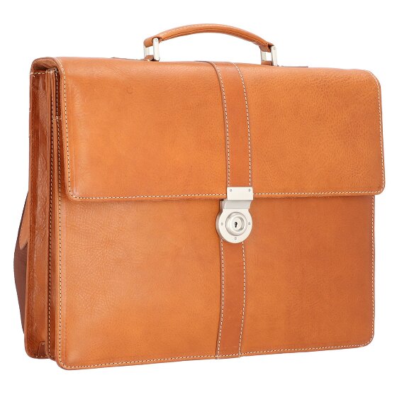Leonhard Heyden Bergamo Porte-documents en cuir 40 cm Compartiment pour ordinateur portable
