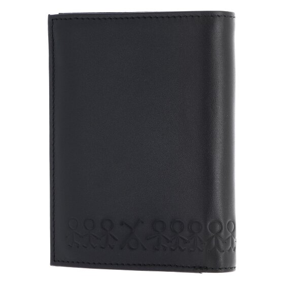 oxmox Leather Porte-monnaie Protection RFID Cuir véritable 13 cm