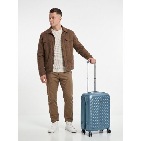 Benzi 5823 4 roues Valise cabine S 53 cm avec soufflet d'extension