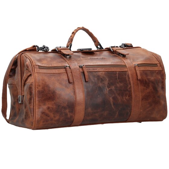 Greenland Nature Montana Weekender Sac de voyage RFID cuir 51 cm