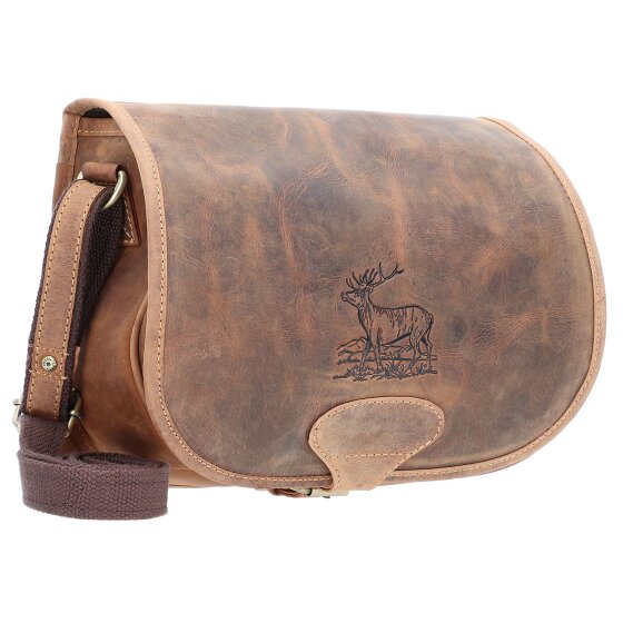 Greenburry Vintage Hunting Bag Sac à bandoulière en cuir 30 cm