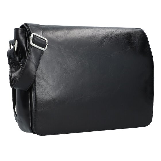 Leonhard Heyden Cambridge Messenger en cuir, 38 cm, compartiment pour ordinateur portable