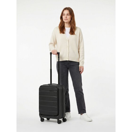 Franky Munich 4.0 4 roues Valise cabine 55 cm Compartiment ordinateur avec soufflet d'extension