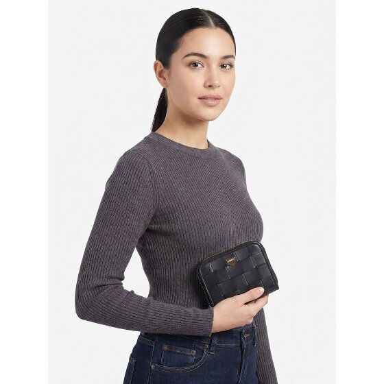DuDu Woven Porte-monnaie Cuir véritable 10 cm