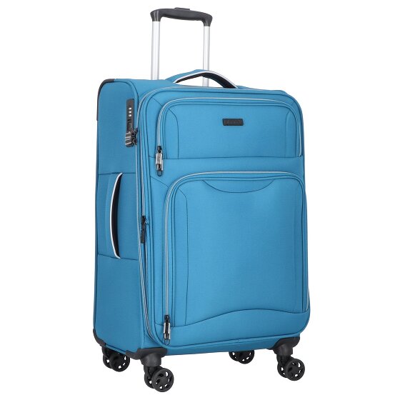 d&n Travel Line 9204 4 roulettes Trolley M 66 cm avec soufflet d'extension