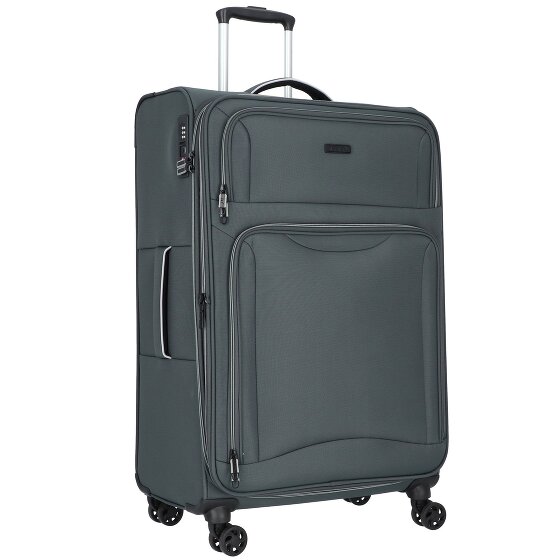 d&n Travel Line 9204 4 roues Valise cabine L 76 cm avec soufflet d'extension