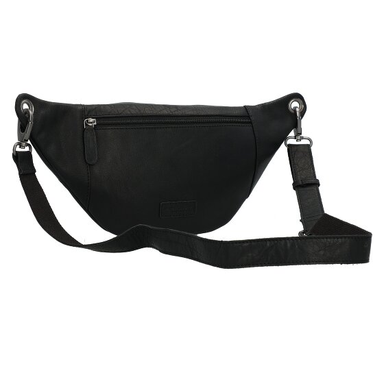 Jack Kinsky Porto Sac banane Cuir véritable 30 cm