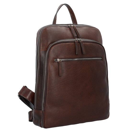 Leonhard Heyden Roma sac à dos en cuir 40 cm compartiment pour ordinateur portable