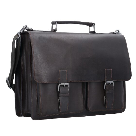 Leonhard Heyden Porte-documents Dakota en cuir 40 cm pour ordinateur portable