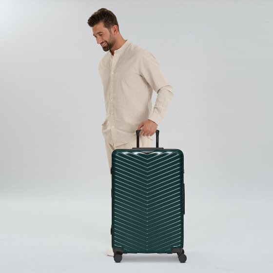 Redolz Essentials 18 4 roulettes Trolley 76 cm avec soufflet d'extension