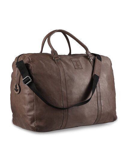 Harbour 2nd Urban Poets Atlas Sac de voyage Weekender Cuir 65 cm