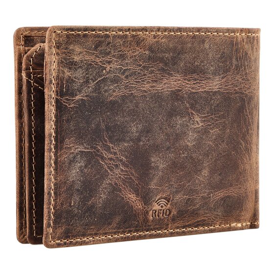 Greenburry Huntsman Porte-monnaie Protection RFID Cuir 12.5 cm