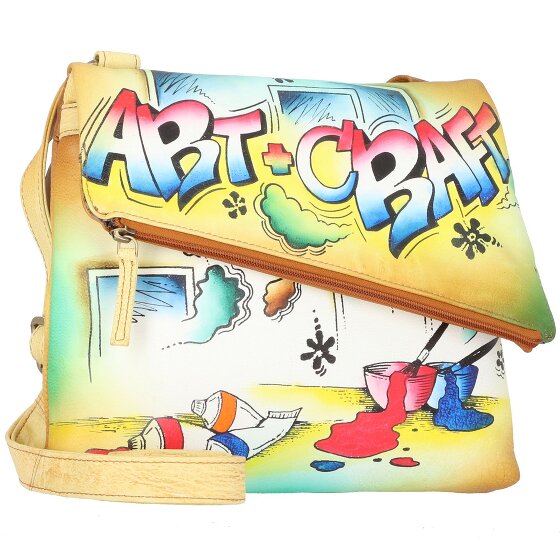 Greenland Nature Art+Craft Sac à bandoulière en cuir 30 cm