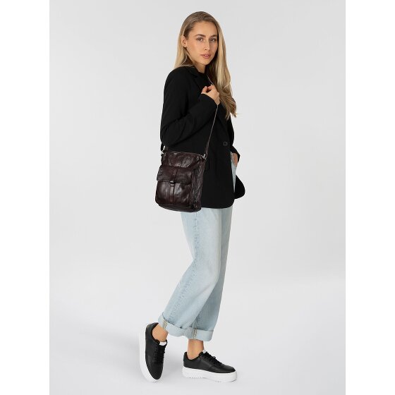 Campomaggi Limone Sac à bandoulière Cuir véritable 25 cm