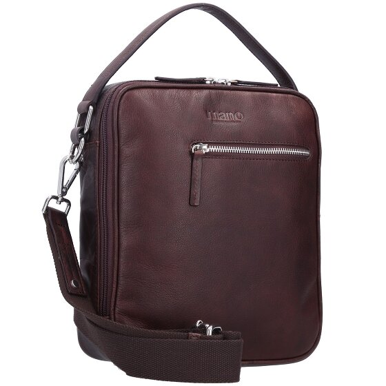 mano Don Pietro sac à main en cuir 25 cm