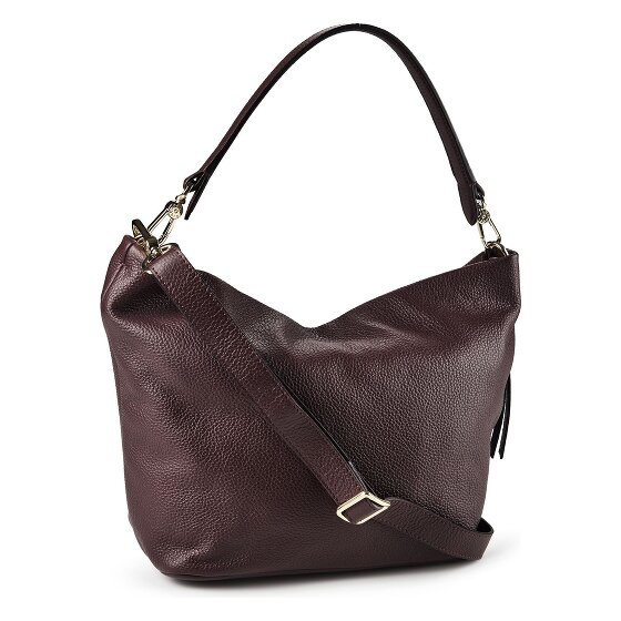 abro Ebony Sac à bandoulière Cuir véritable 39 cm