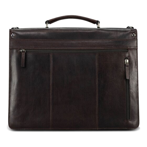 Jost London Attaché-case Cuir véritable 40 cm Compartiment ordinateur