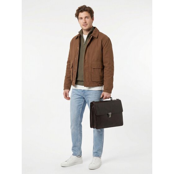 Jost London Attaché-case Cuir véritable 40 cm Compartiment ordinateur