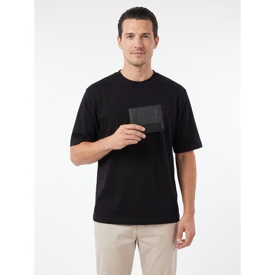 Piquadro Sync Porte-monnaie Protection RFID Cuir véritable 11 cm