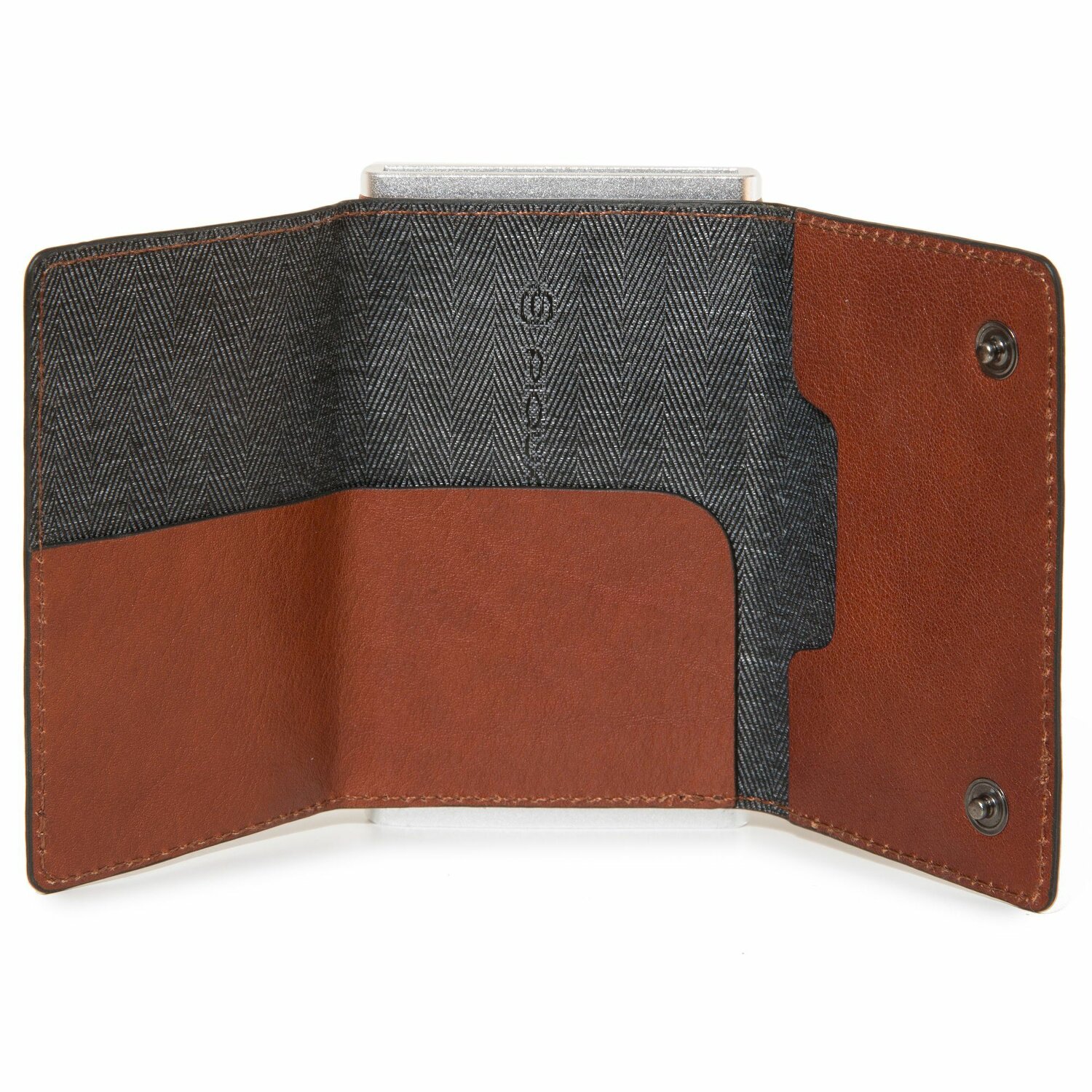 Piquadro Black Square Porte-cartes de crédit RFID cuir 6 cm 