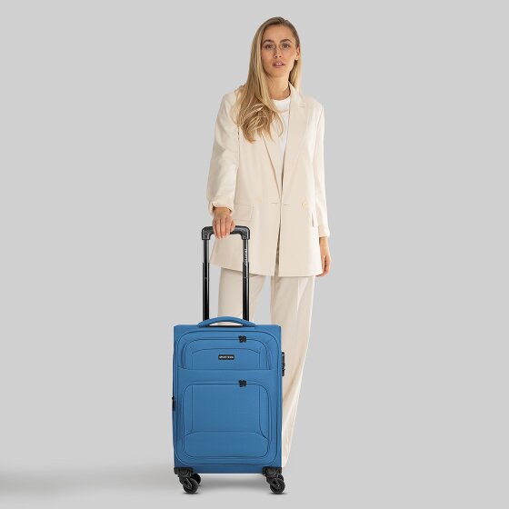 Smartbox Edition 04 4 roulettes Trolley de cabine 55 cm avec soufflet d'extension