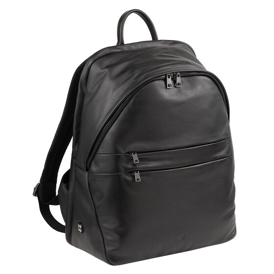 DuDu New York Daypack Cuir véritable 41 cm Compartiment ordinateur