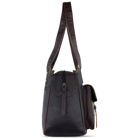 Klondike 1896 Rush Zoe Sac à bandoulière en cuir 26 cm
