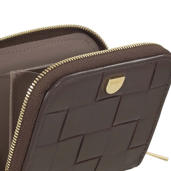 DuDu Woven Porte-monnaie Cuir véritable 10 cm